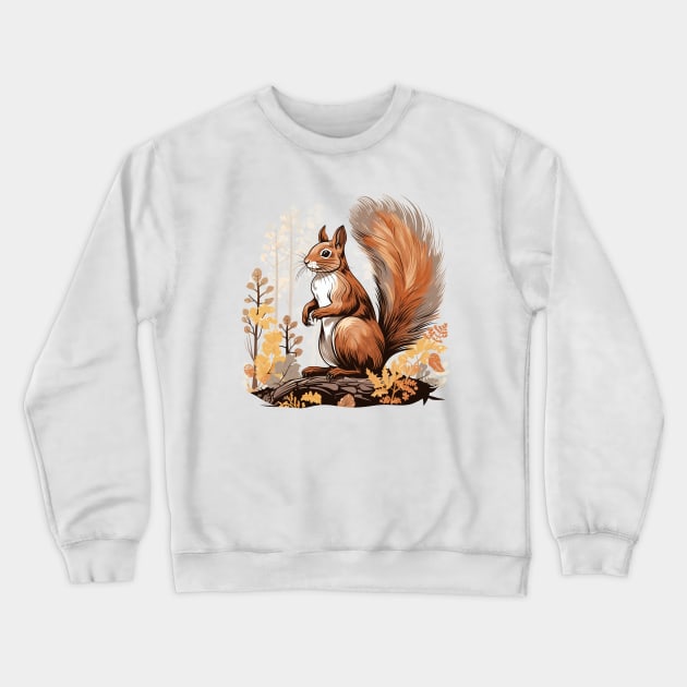 Squirrel Whisperer Crewneck Sweatshirt by zooleisurelife